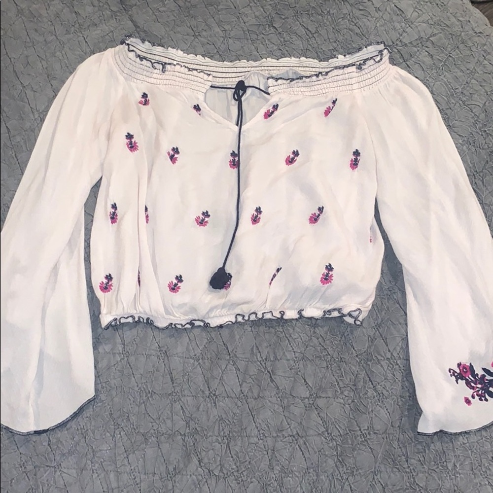 Boho Off shoulder blouse - Picture 1 of 5